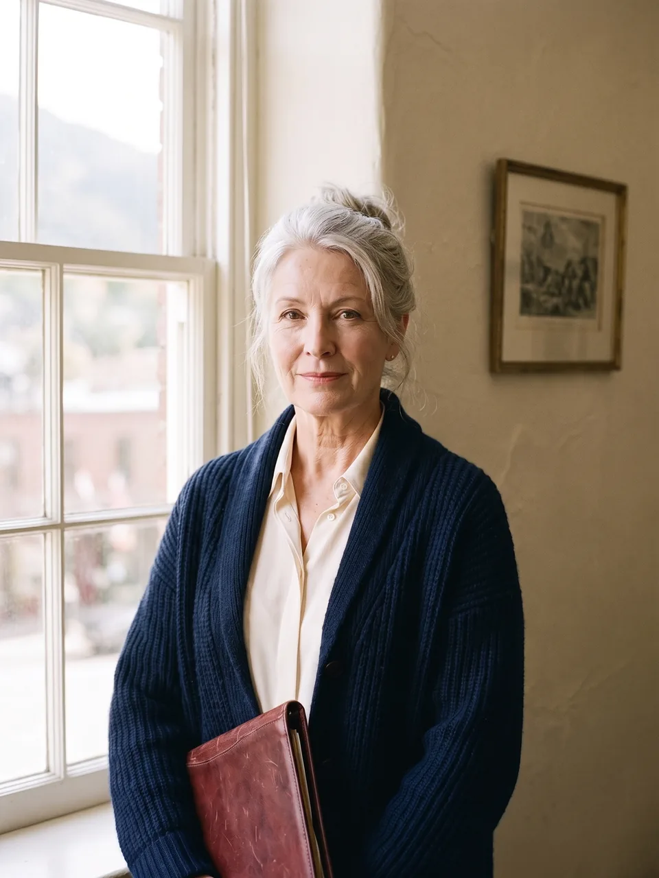 Eleanor Marlowe, photographed at the office